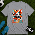 My Game Retro Geometric Soccer T-Shirt - soccer fan t-shirt | GoalRush Studio