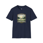 Nature Runner Graphic T-Shirt "Chasing Goals Since Dawn" - soccer fan t-shirt | GoalRush Studio