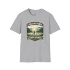 Nature Runner Graphic T-Shirt "Chasing Goals Since Dawn" - soccer fan t-shirt | GoalRush Studio