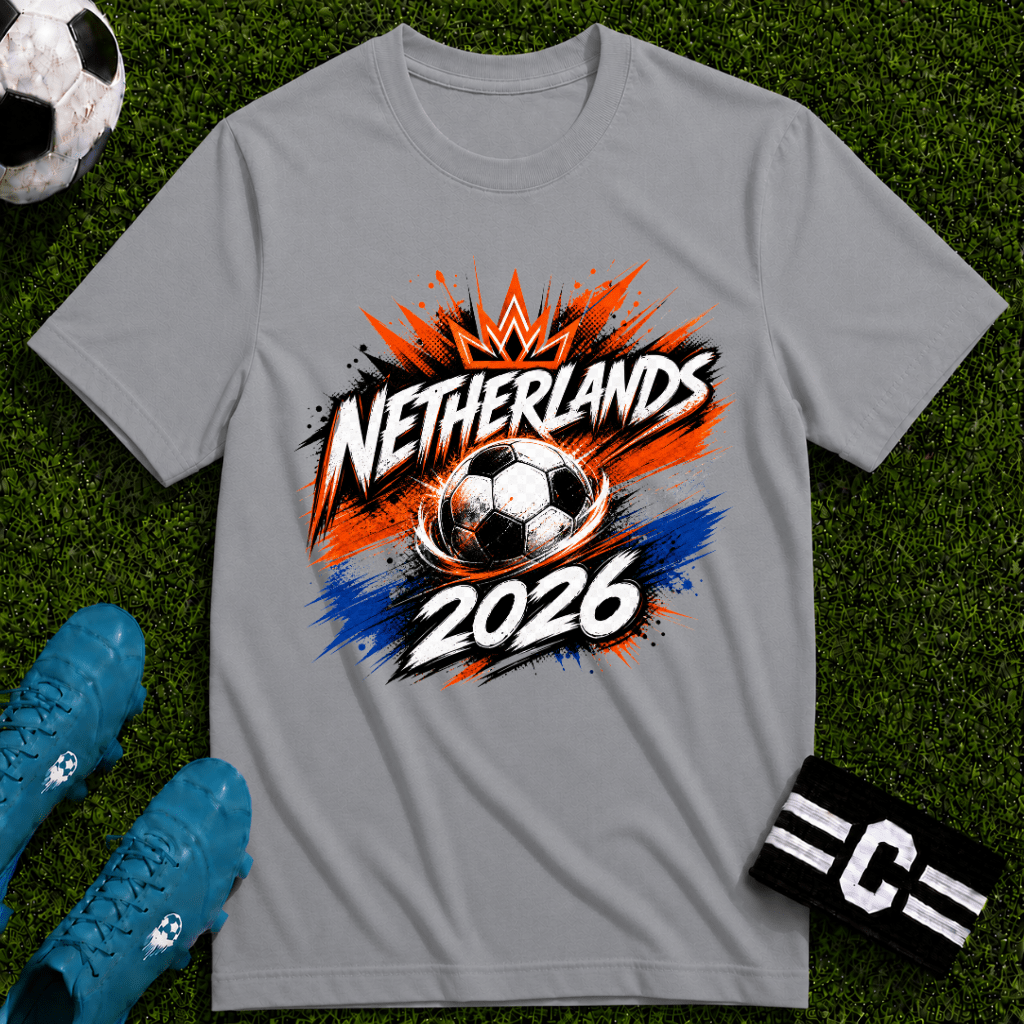 Netherlands 2026 World Cup Graphic T-Shirt - soccer fan t-shirt | GoalRush Studio