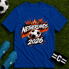Netherlands 2026 World Cup Graphic T-Shirt - soccer fan t-shirt | GoalRush Studio