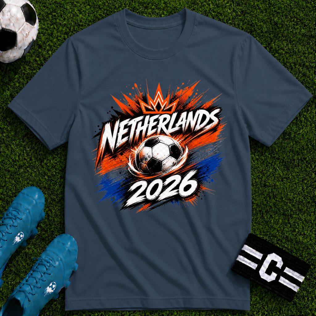 Netherlands 2026 World Cup Graphic T-Shirt - soccer fan t-shirt | GoalRush Studio