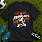 Netherlands 2026 World Cup Graphic T-Shirt - soccer fan t-shirt | GoalRush Studio