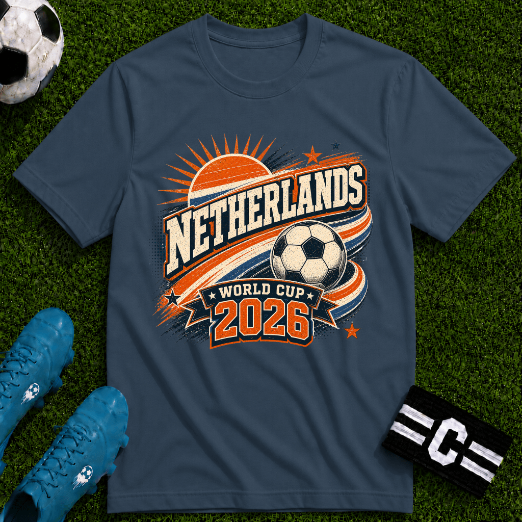 Netherlands 2026 World Cup Retro T-Shirt - soccer fan t-shirt | GoalRush Studio