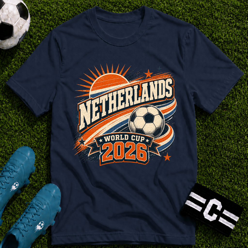 Netherlands 2026 World Cup Retro T-Shirt - soccer fan t-shirt | GoalRush Studio