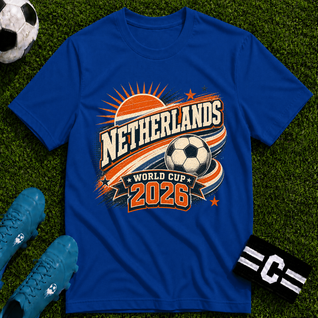 Netherlands 2026 World Cup Retro T-Shirt - soccer fan t-shirt | GoalRush Studio