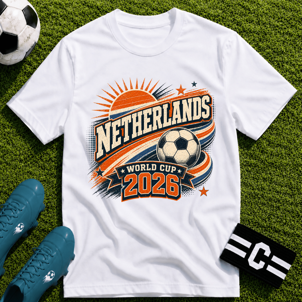 Netherlands 2026 World Cup Retro T-Shirt - soccer fan t-shirt | GoalRush Studio