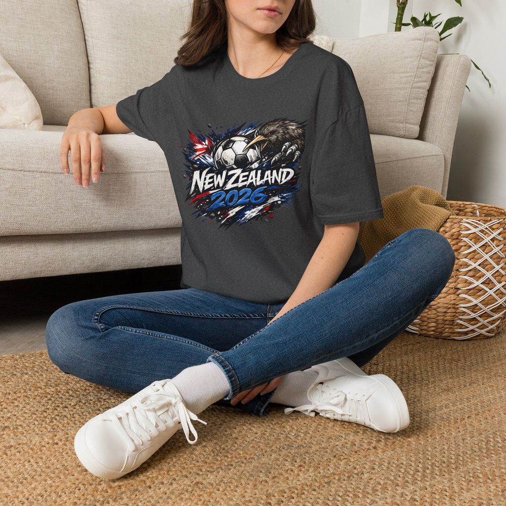 New Zealand 2026 World Cup Graphic T-Shirt - soccer fan t-shirt | GoalRush Studio