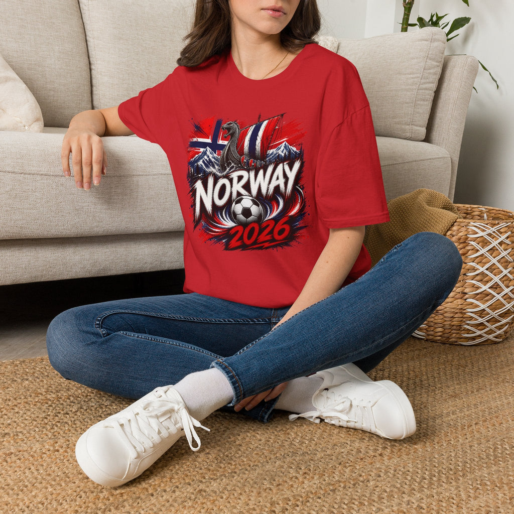 Norway 2026 World Cup Graphic T-Shirt - soccer fan t-shirt | GoalRush Studio
