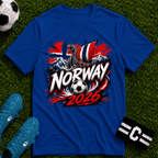 Norway 2026 World Cup Graphic T-Shirt - soccer fan t-shirt | GoalRush Studio