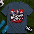 Norway 2026 World Cup Graphic T-Shirt - soccer fan t-shirt | GoalRush Studio