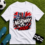 Norway 2026 World Cup Graphic T-Shirt - soccer fan t-shirt | GoalRush Studio
