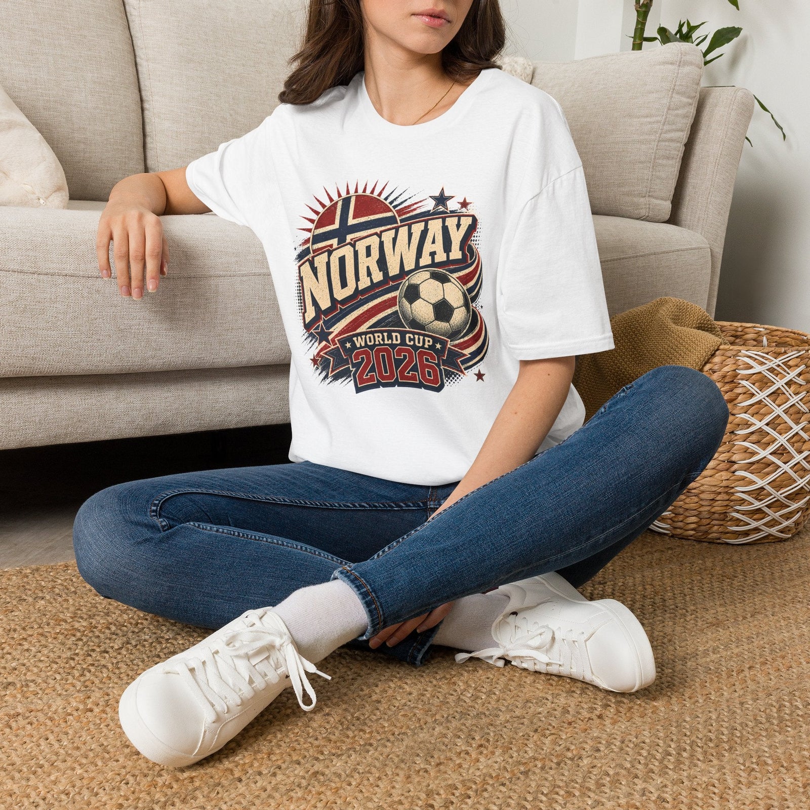 Norway 2026 World Cup Retro T-Shirt - soccer fan t-shirt | GoalRush Studio