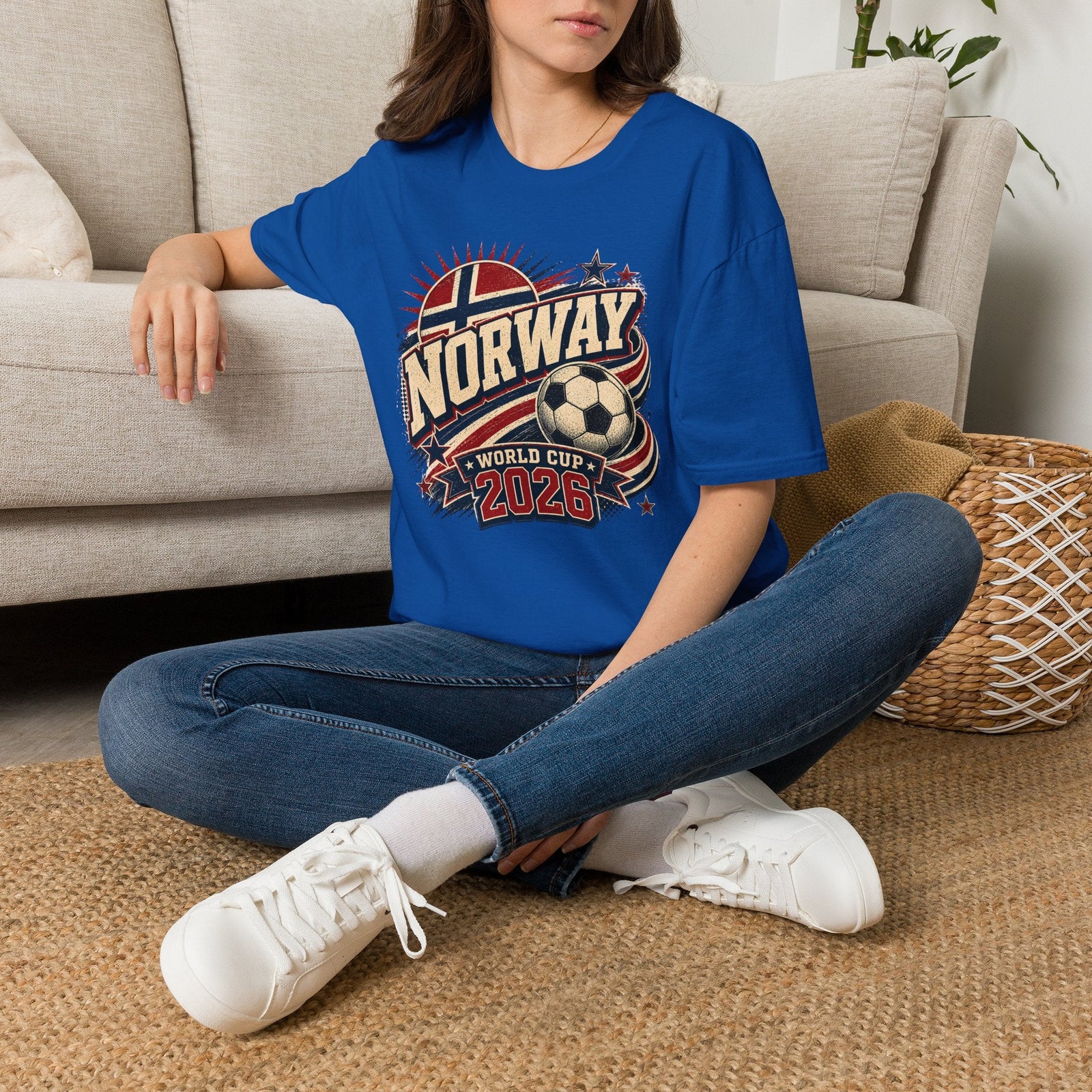 Norway 2026 World Cup Retro T-Shirt - soccer fan t-shirt | GoalRush Studio