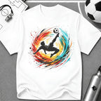 Overhead Kick Football T-Shirt - soccer fan t-shirt | GoalRush Studio