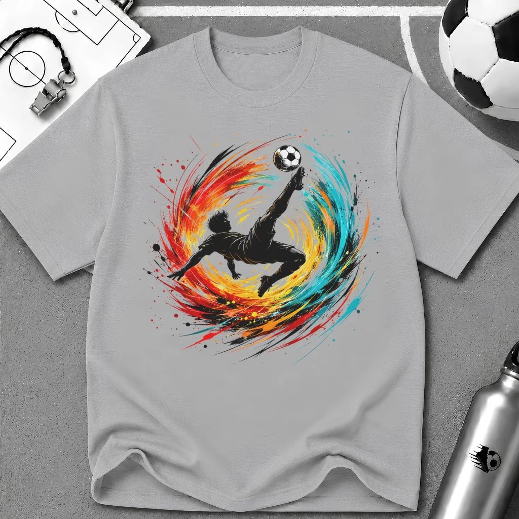 Overhead Kick Football T-Shirt - soccer fan t-shirt | GoalRush Studio