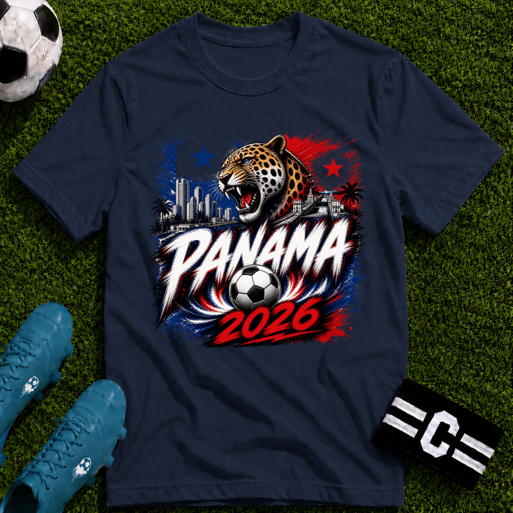 Panama 2026 World Cup Graphic T‑Shirt - soccer fan t-shirt | GoalRush Studio