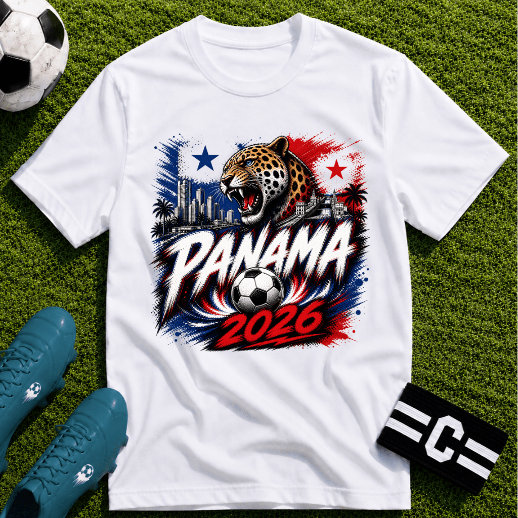 Panama 2026 World Cup Graphic T‑Shirt - soccer fan t-shirt | GoalRush Studio