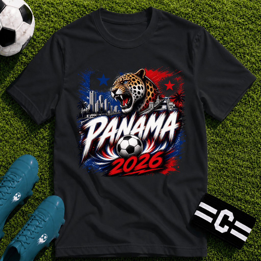 Panama 2026 World Cup Graphic T‑Shirt - soccer fan t-shirt | GoalRush Studio