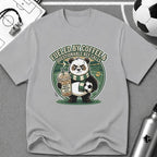 Panda - Fueled By Coffee & Questionable Ref Calls T-Shirt - soccer fan t-shirt | GoalRush Studio