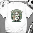 Panda - Fueled By Coffee & Questionable Ref Calls T-Shirt - soccer fan t-shirt | GoalRush Studio