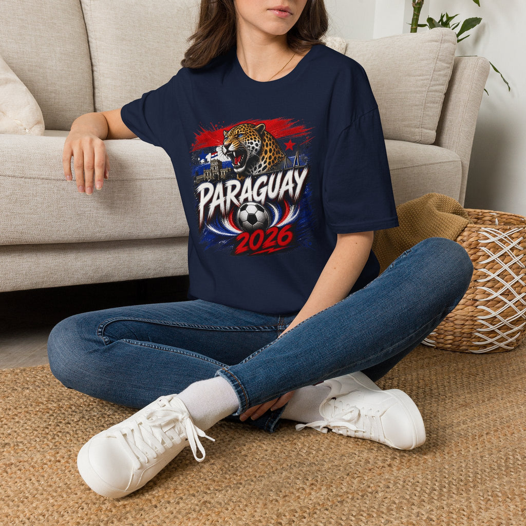 Paraguay 2026 World Cup Graphic T-Shirt - soccer fan t-shirt | GoalRush Studio