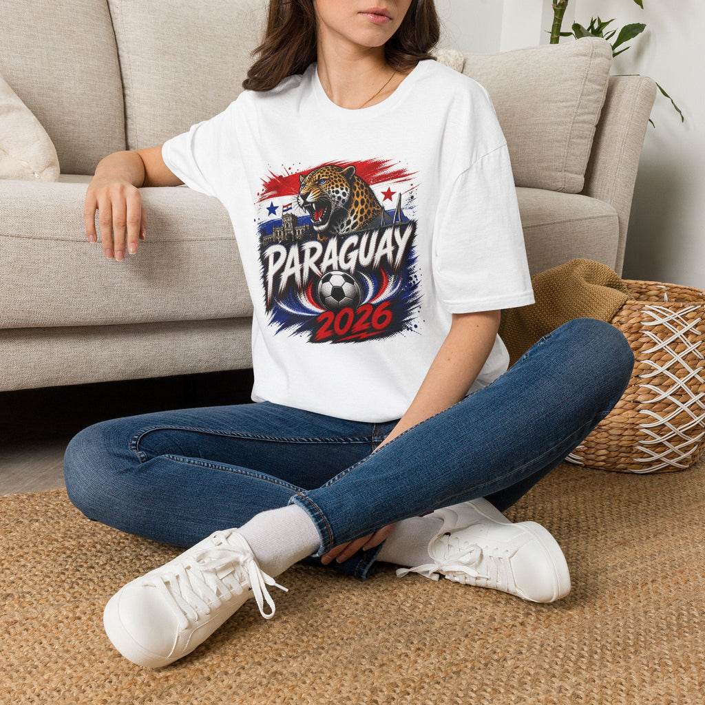 Paraguay 2026 World Cup Graphic T-Shirt - soccer fan t-shirt | GoalRush Studio