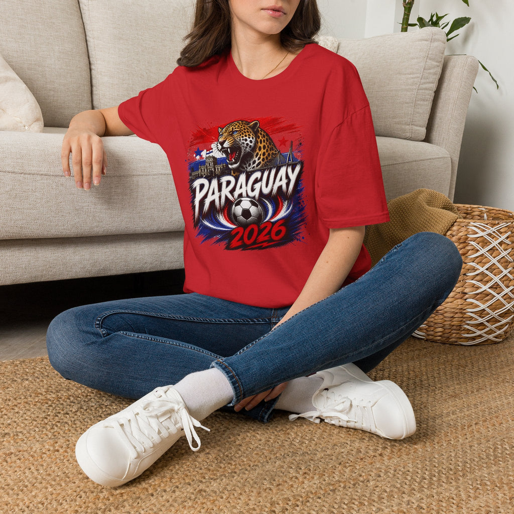 Paraguay 2026 World Cup Graphic T-Shirt - soccer fan t-shirt | GoalRush Studio
