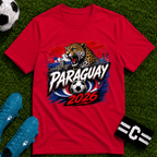 Paraguay 2026 World Cup Graphic T-Shirt - soccer fan t-shirt | GoalRush Studio
