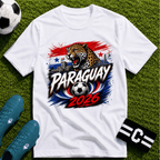 Paraguay 2026 World Cup Graphic T-Shirt - soccer fan t-shirt | GoalRush Studio