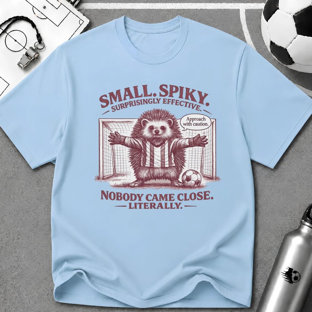 Porcupine - Small, Spiky & Surprisingly Effective T‑Shirt - soccer fan t-shirt | GoalRush Studio