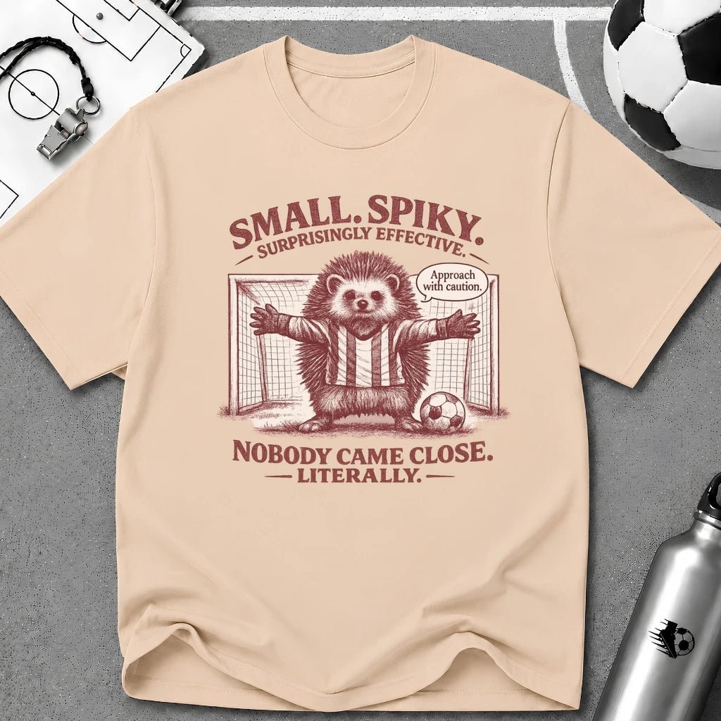 Porcupine - Small, Spiky & Surprisingly Effective T‑Shirt - soccer fan t-shirt | GoalRush Studio