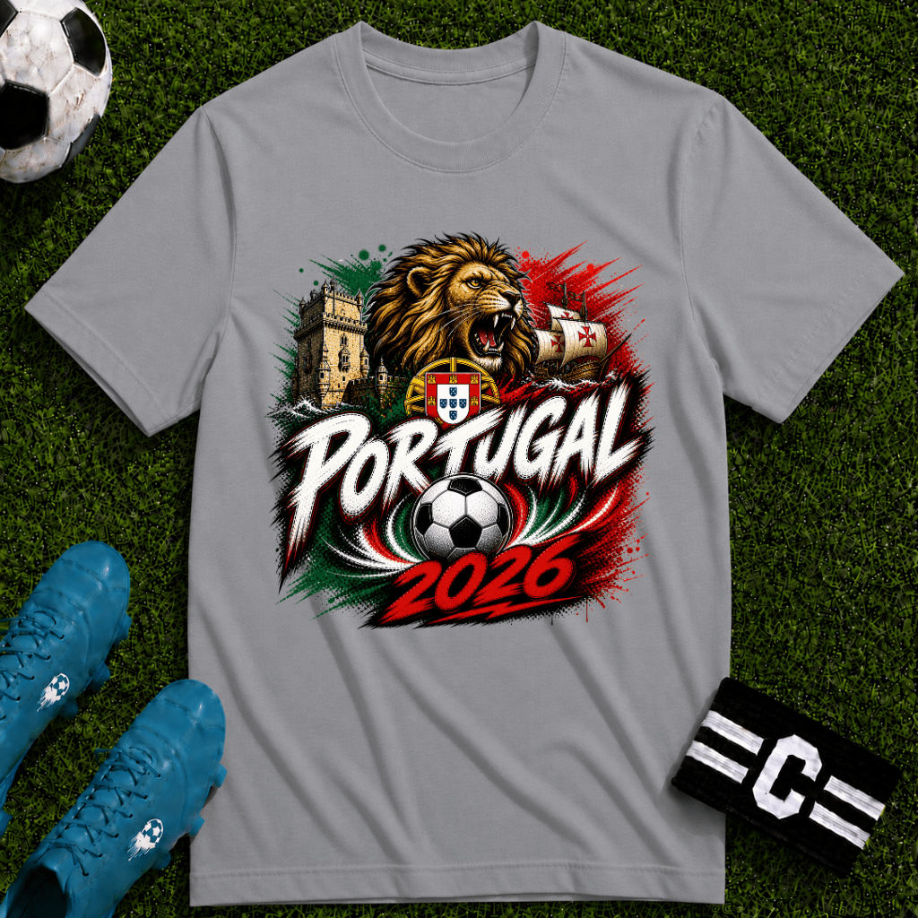Portugal 2026 World Cup Graphic T-Shirt - soccer fan t-shirt | GoalRush Studio