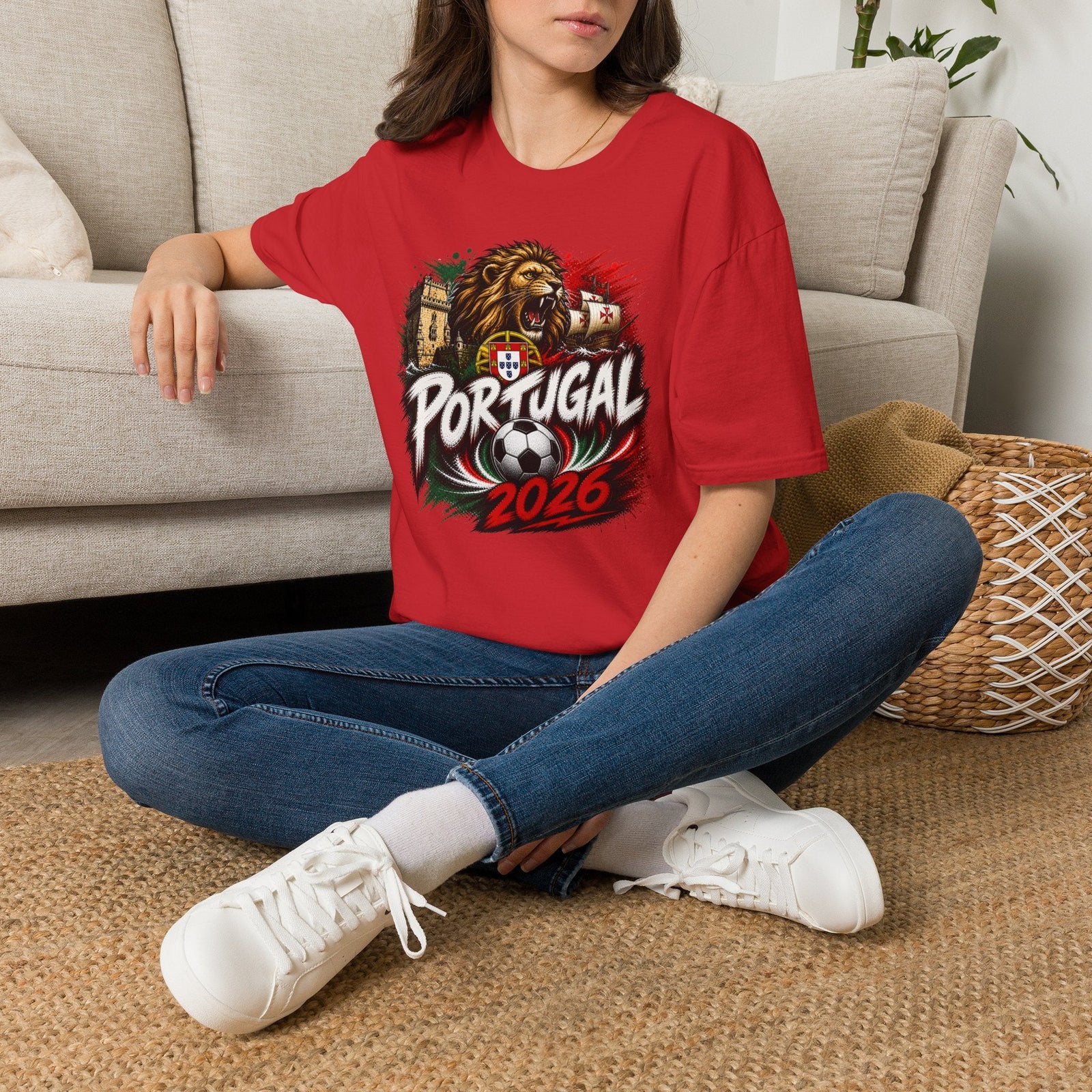 Portugal 2026 World Cup Graphic T-Shirt - soccer fan t-shirt | GoalRush Studio
