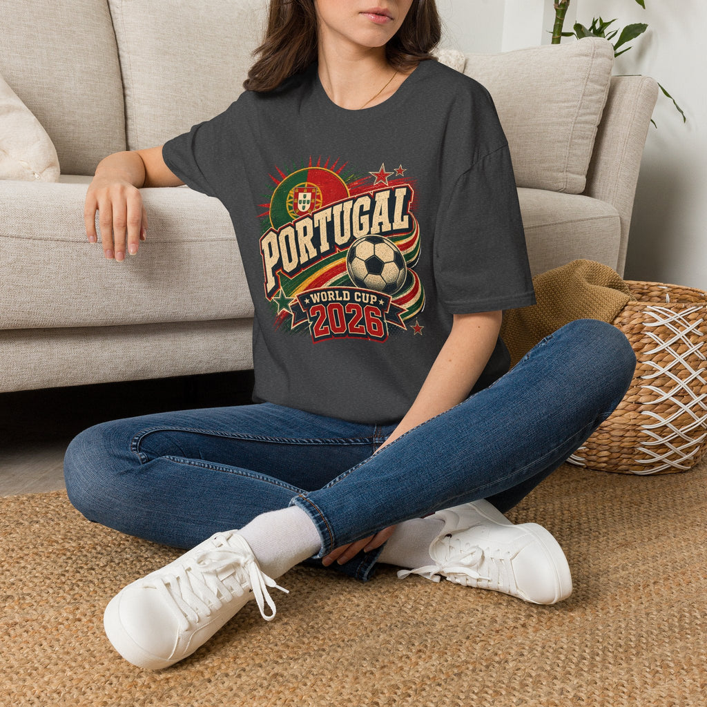 Portugal 2026 World Cup Retro T-Shirt - soccer fan t-shirt | GoalRush Studio