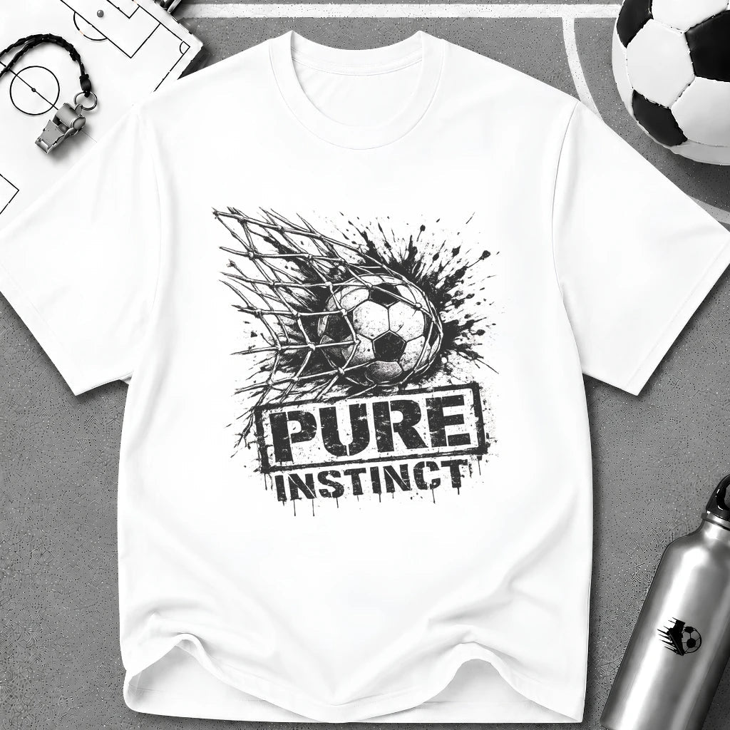 Pure Instinct Soccer T-Shirt - soccer fan t-shirt | GoalRush Studio