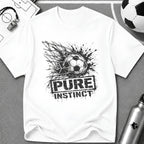Pure Instinct Soccer T-Shirt - soccer fan t-shirt | GoalRush Studio
