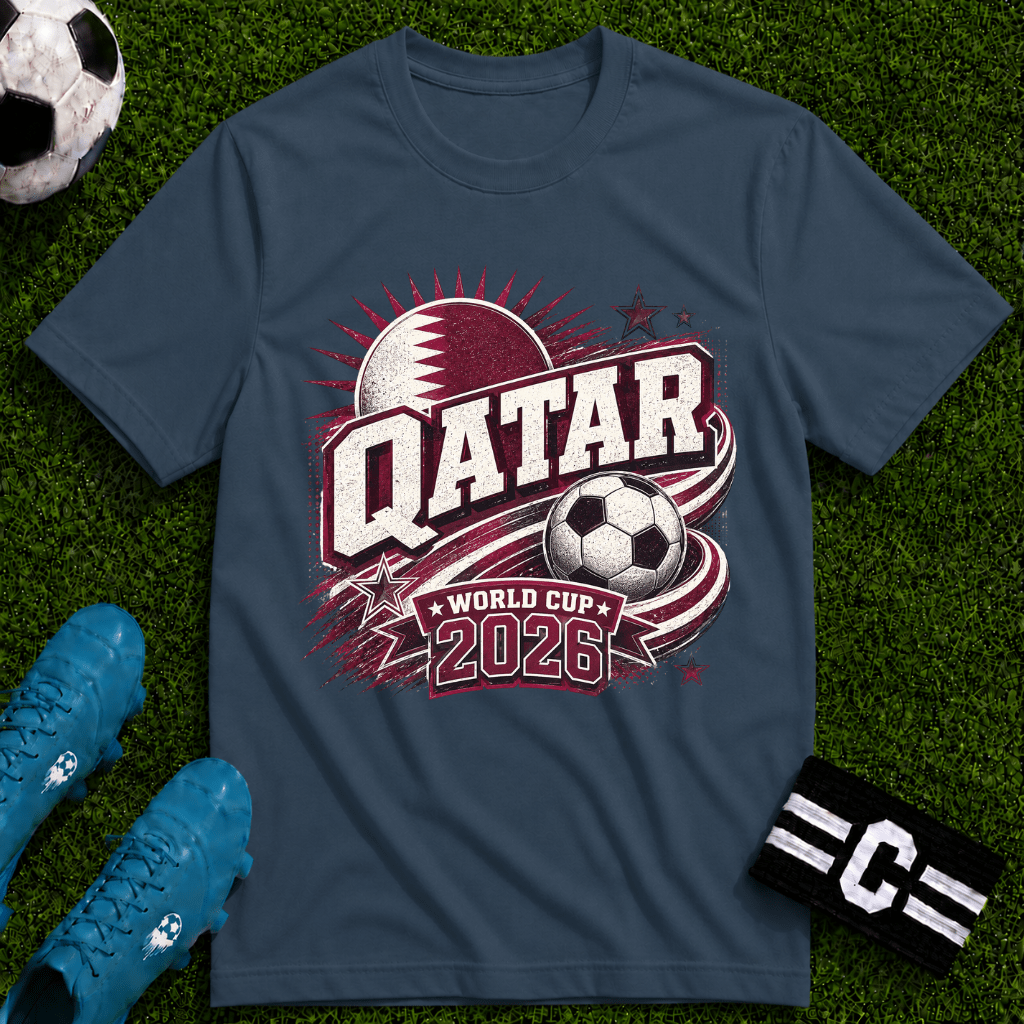 Qatar 2026 World Cup Retro T-Shirt - soccer fan t-shirt | GoalRush Studio