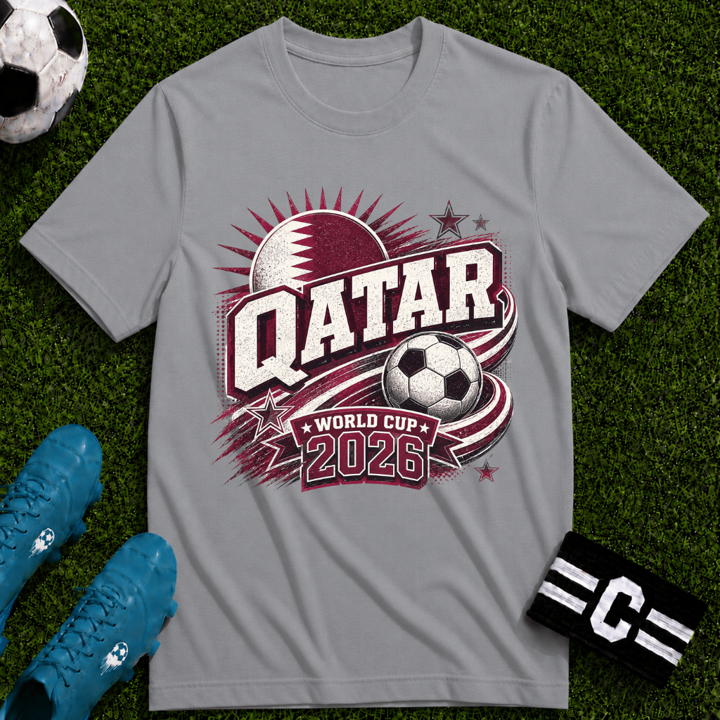 Qatar 2026 World Cup Retro T-Shirt - soccer fan t-shirt | GoalRush Studio