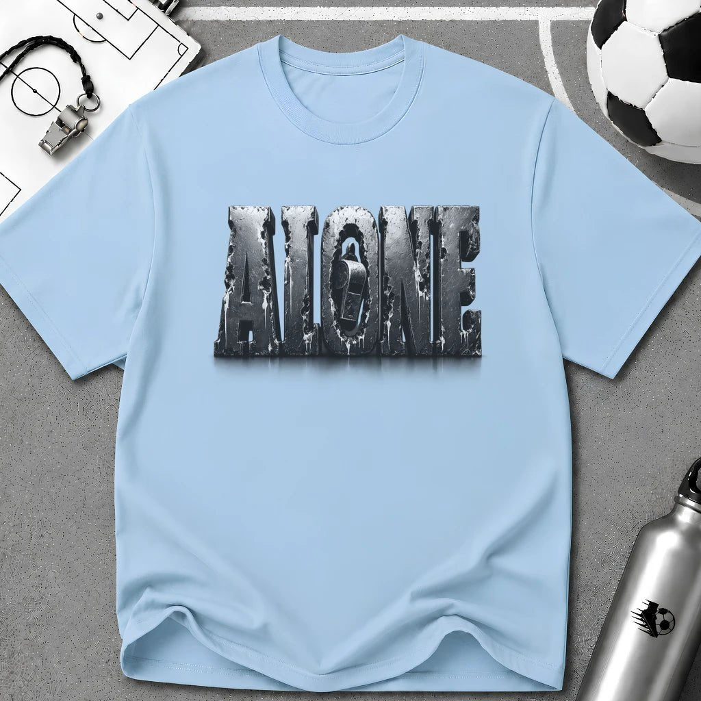 Referee Alone - 3D Typography T-Shirt - soccer fan t-shirt | GoalRush Studio