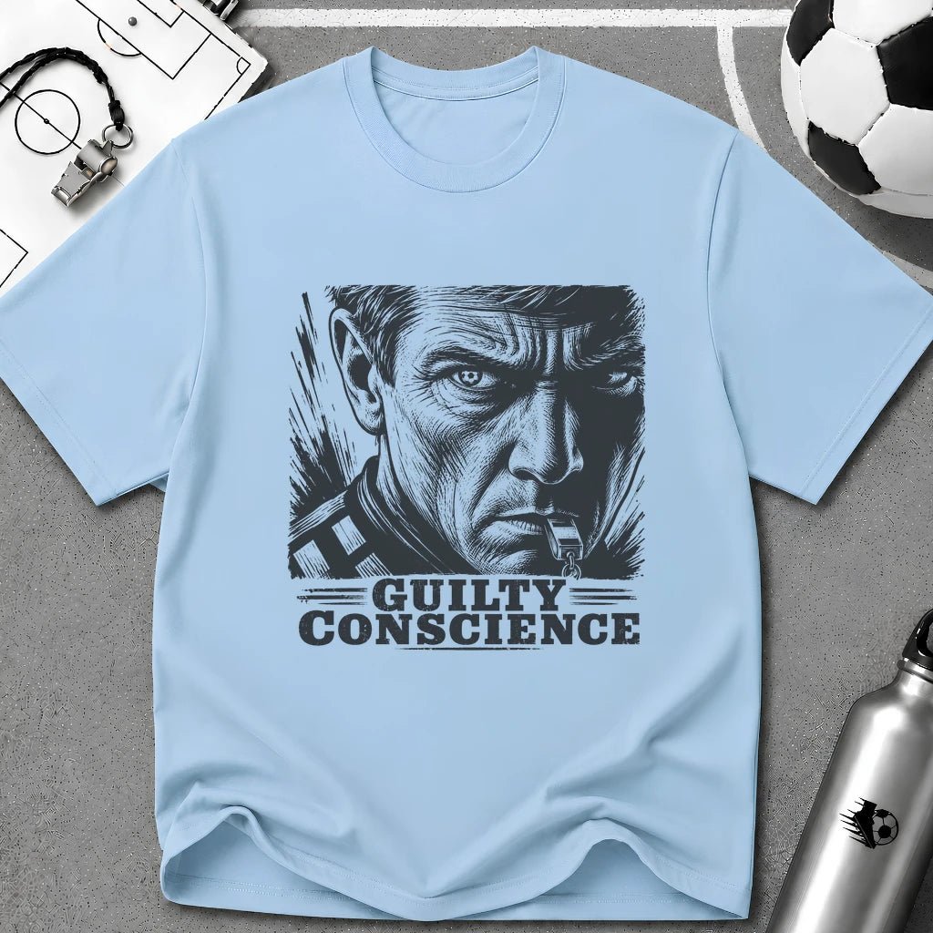 Referee Guilty Conscience T-Shirt - soccer fan t-shirt | GoalRush Studio