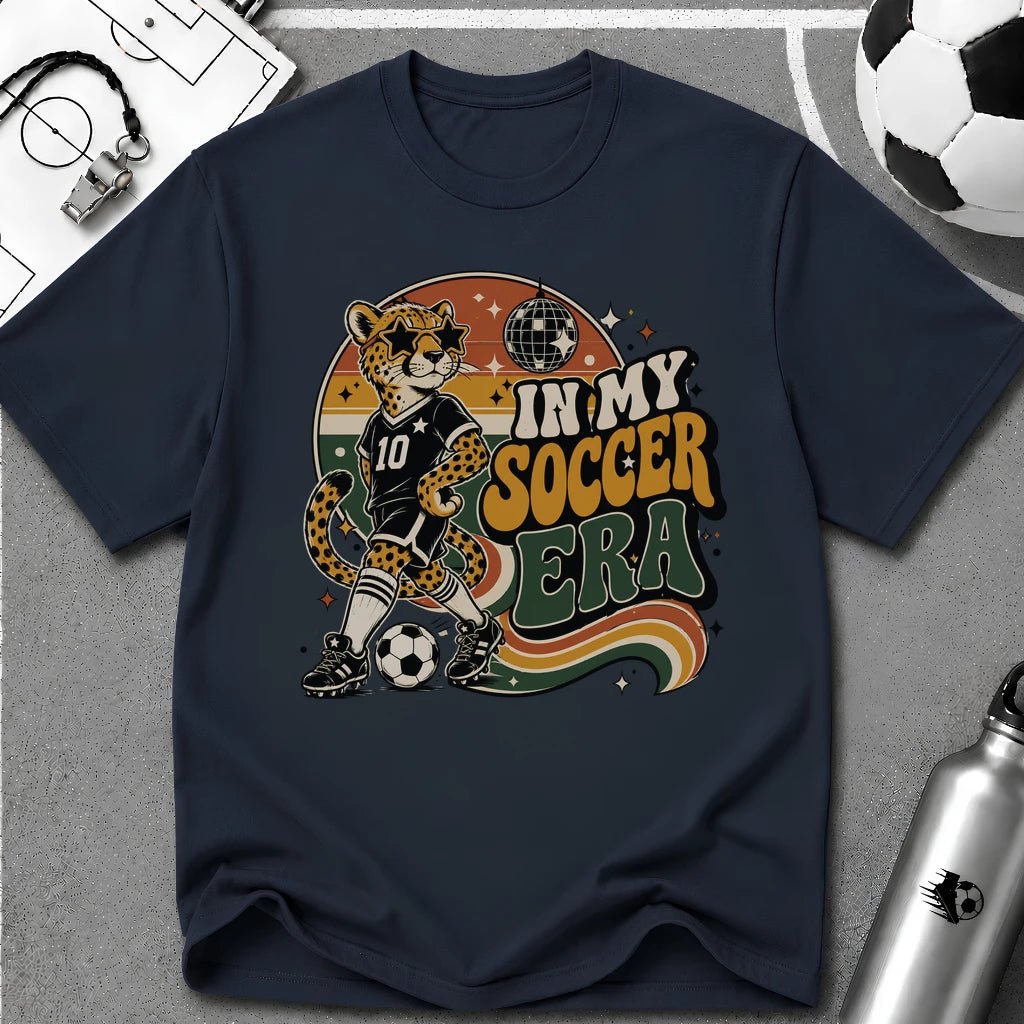 Retro Cheetah - In My Soccer Era T-Shirt - soccer fan t-shirt | GoalRush Studio