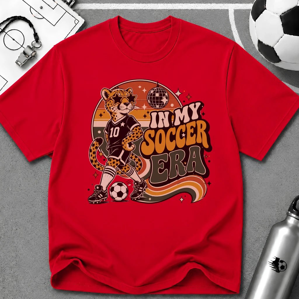 Retro Cheetah - In My Soccer Era T-Shirt - soccer fan t-shirt | GoalRush Studio