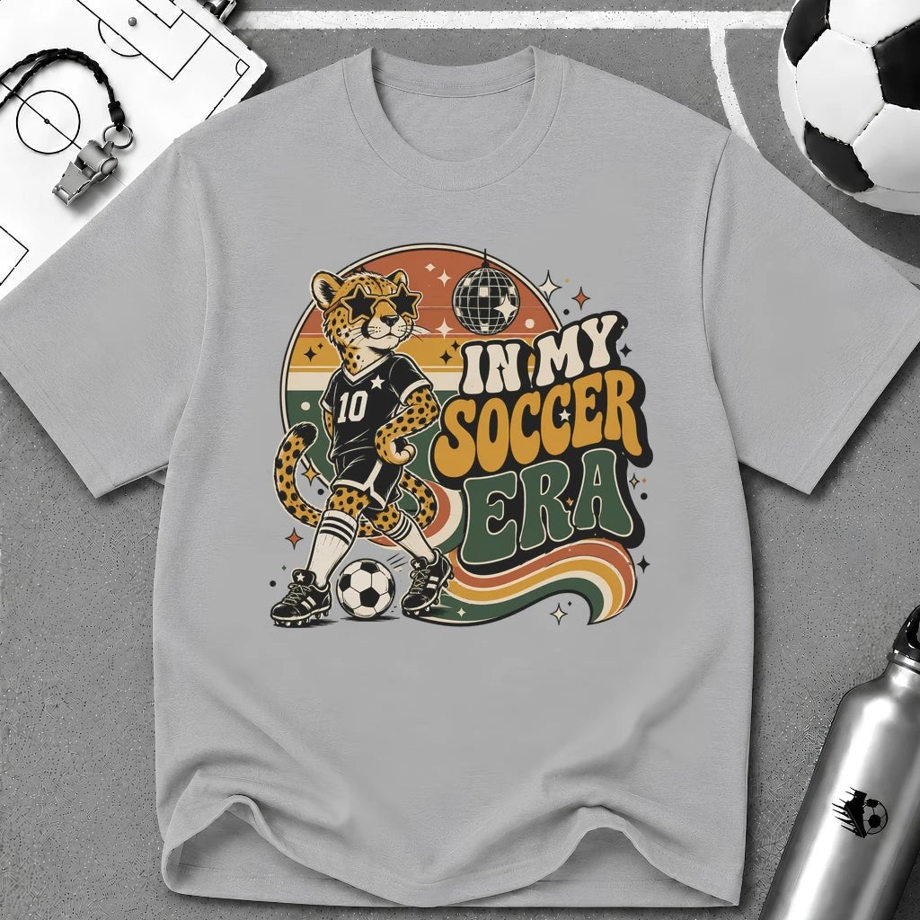 Retro Cheetah - In My Soccer Era T-Shirt - soccer fan t-shirt | GoalRush Studio
