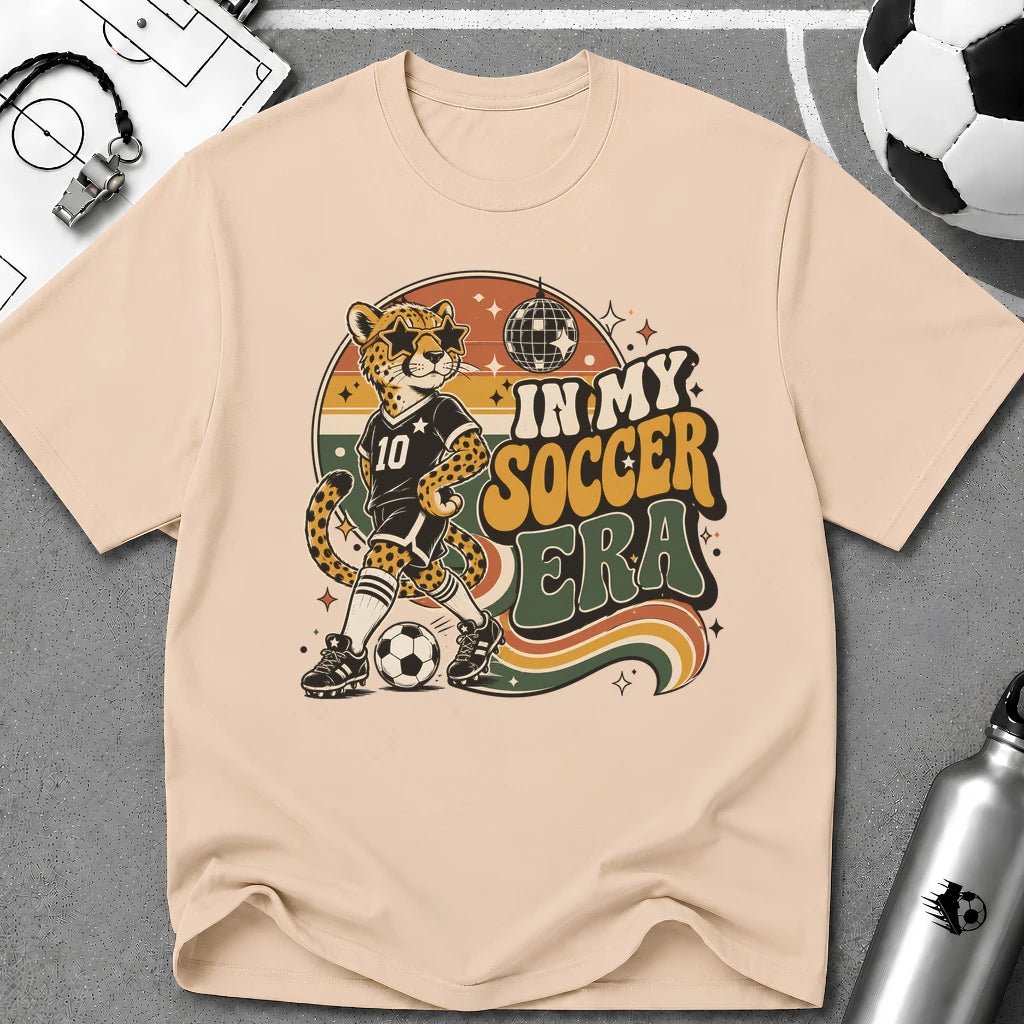 Retro Cheetah - In My Soccer Era T-Shirt - soccer fan t-shirt | GoalRush Studio