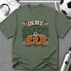 Retro Groovy - In My Soccer Era T-Shirt - soccer fan t-shirt | GoalRush Studio