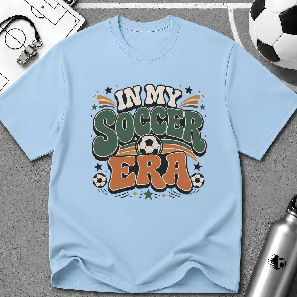 Retro Groovy - In My Soccer Era T-Shirt - soccer fan t-shirt | GoalRush Studio
