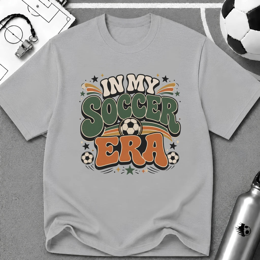 Retro Groovy - In My Soccer Era T-Shirt - soccer fan t-shirt | GoalRush Studio