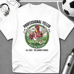 Rooster - Professional Yeller - Funny Parent T-Shirt - soccer fan t-shirt | GoalRush Studio