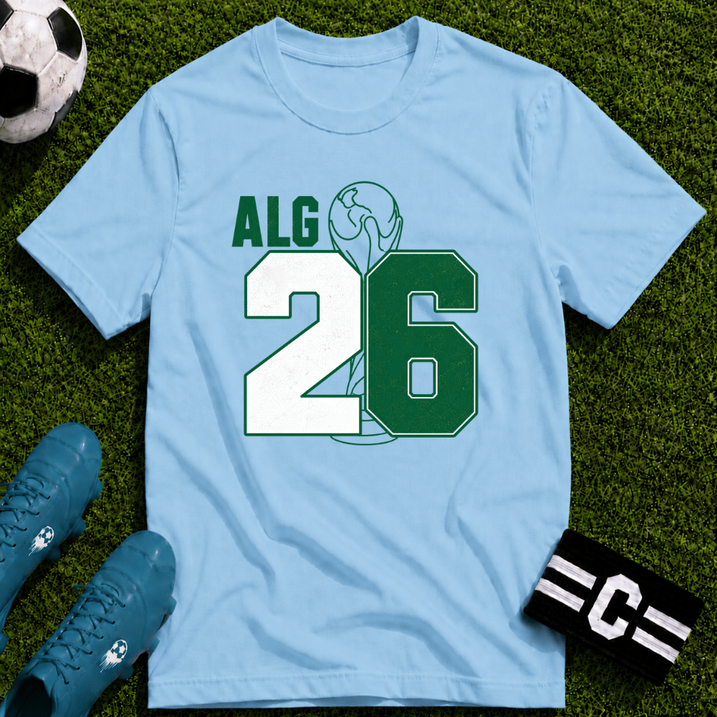 Round of 32 Algeria Soccer Fan T-Shirt - soccer fan t-shirt | GoalRush Studio